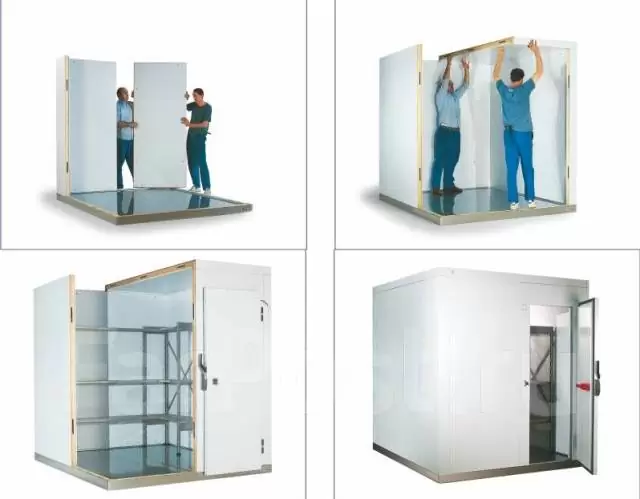 этапы монтажа холодильных камер