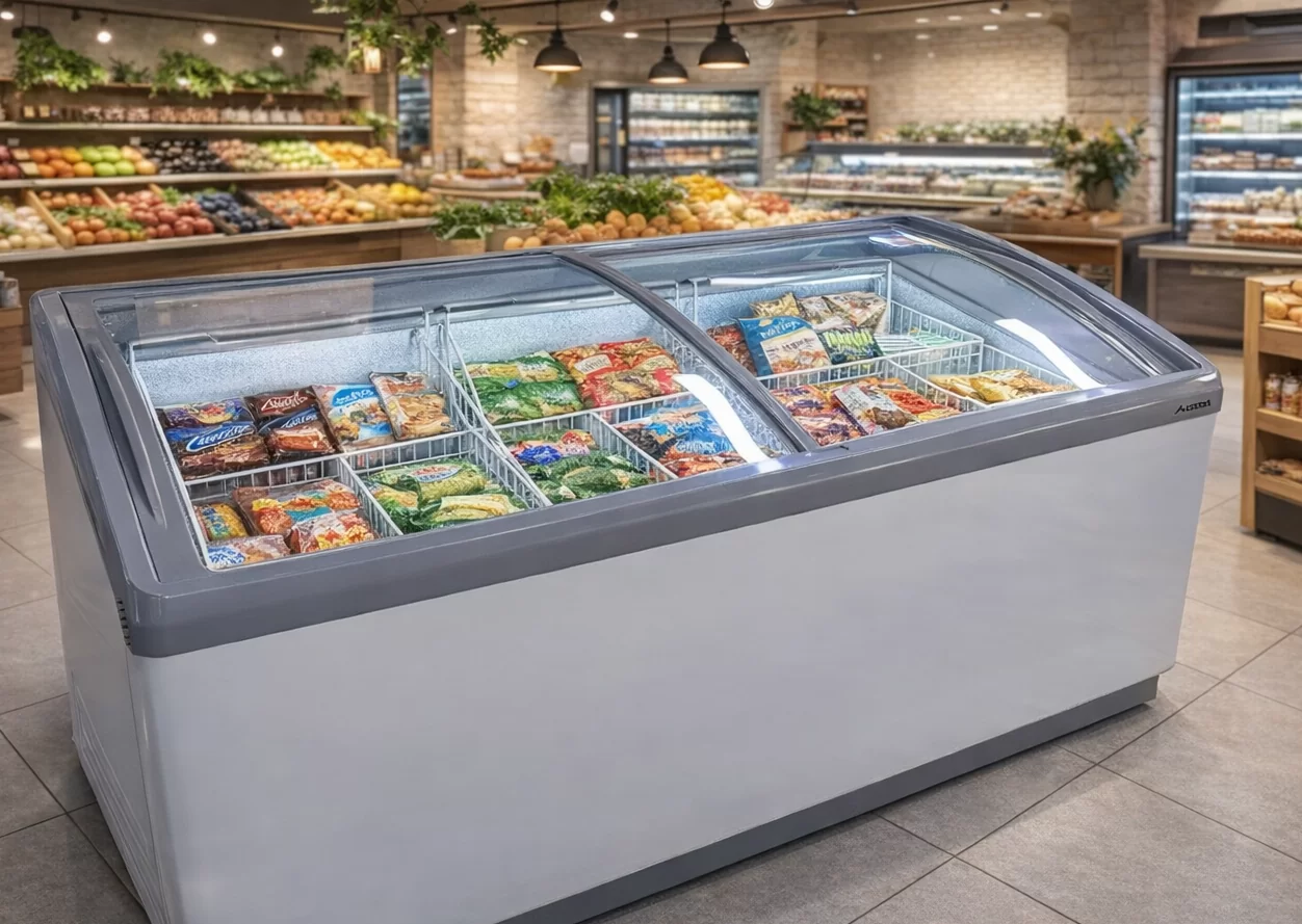 морозильный ларь для торговли и общепита