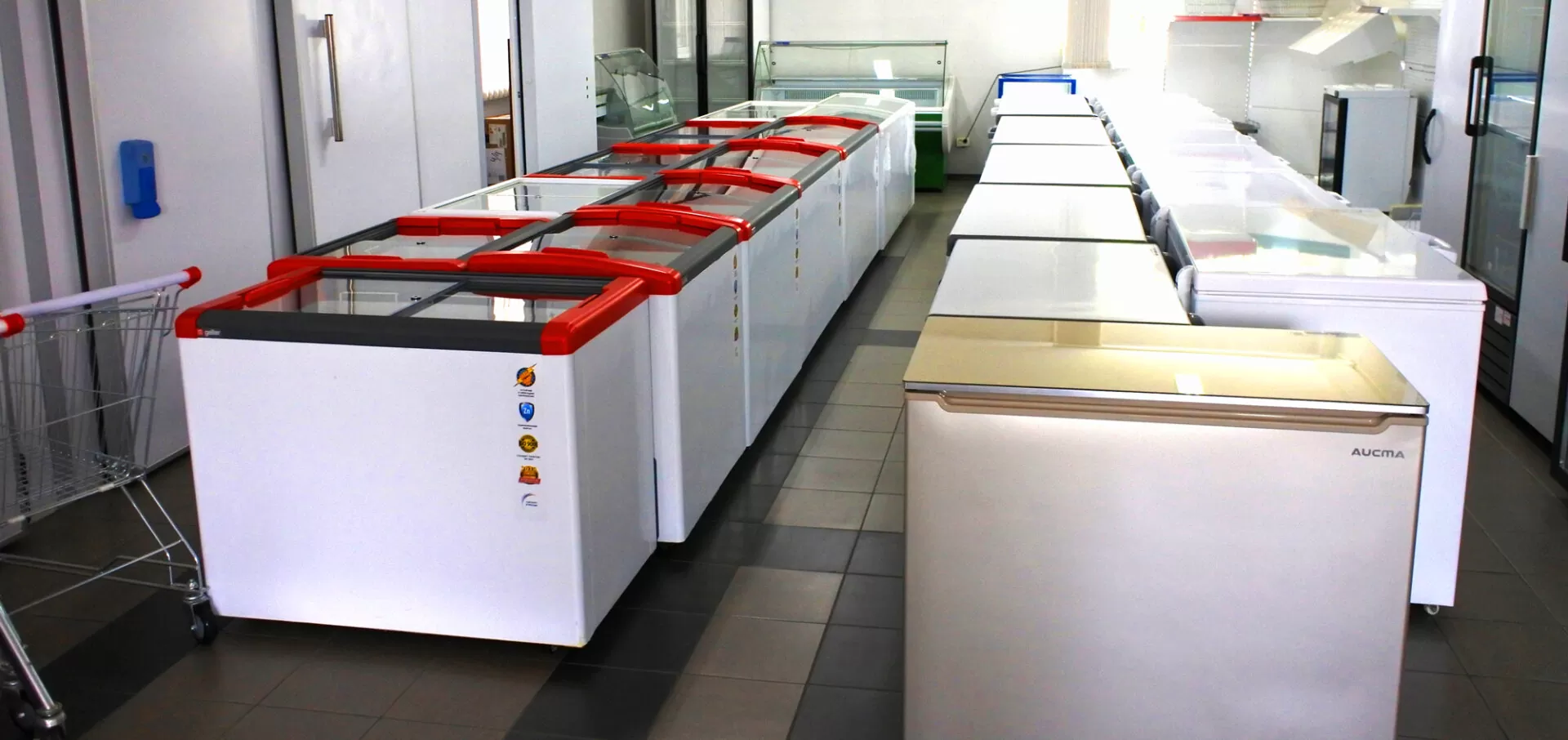 морозильный ларь для помещений